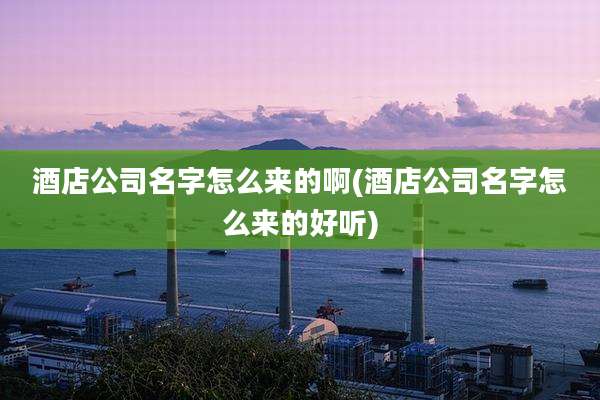 酒店公司名字怎么来的啊(酒店公司名字怎么来的好听)