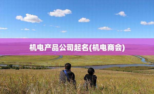 机电产品公司起名(机电商会)