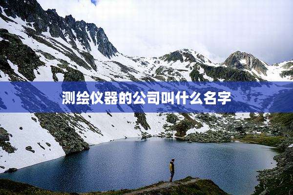 测绘仪器的公司叫什么名字