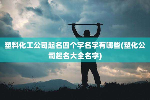 塑料化工公司起名四个字名字有哪些(塑化公司起名大全名字)