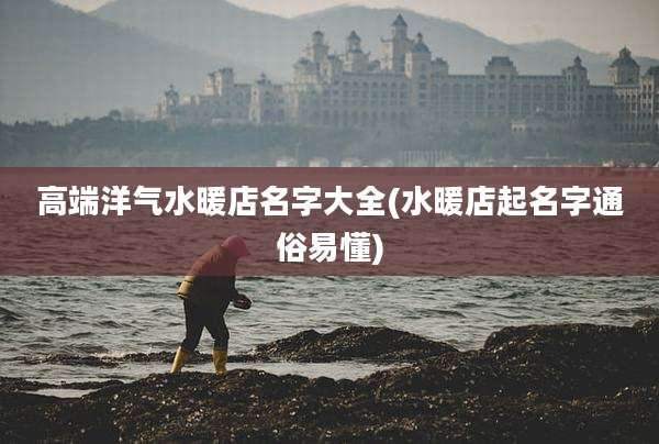 高端洋气水暖店名字大全(水暖店起名字通俗易懂)