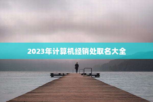 2023年计算机经销处取名大全