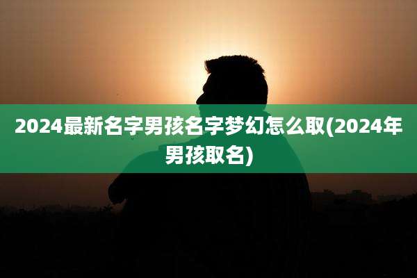 2024最新名字男孩名字梦幻怎么取(2024年男孩取名)