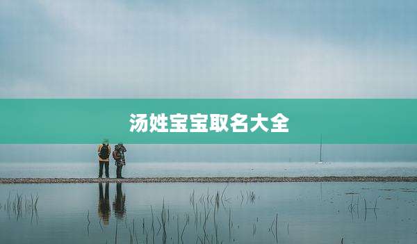 汤姓宝宝取名大全