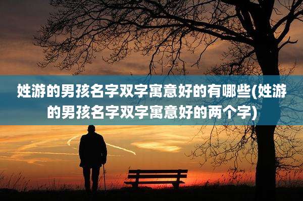 姓游的男孩名字双字寓意好的有哪些(姓游的男孩名字双字寓意好的两个字)