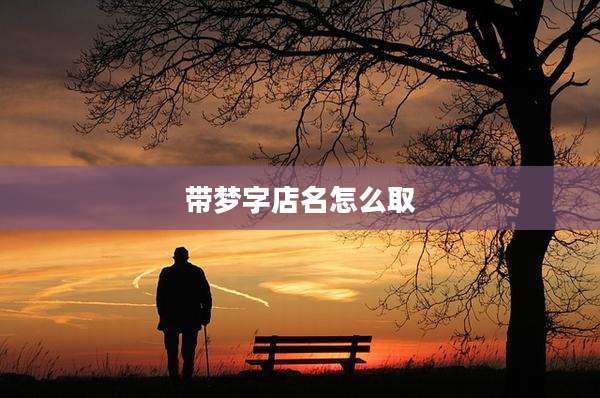 带梦字店名怎么取