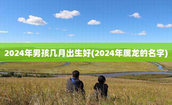 2024年男孩几月出生好(2024年属龙的名字)