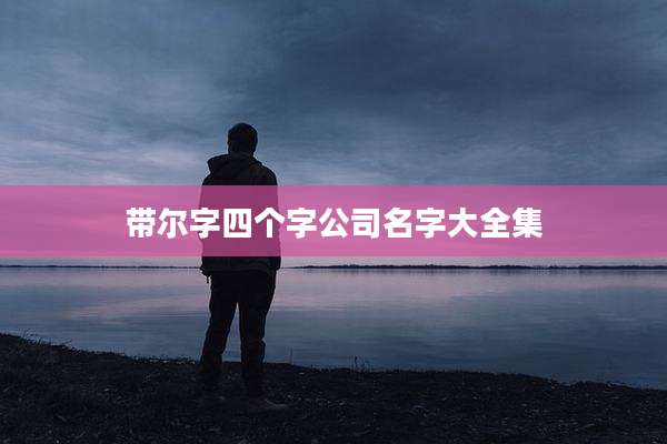 带尔字四个字公司名字大全集