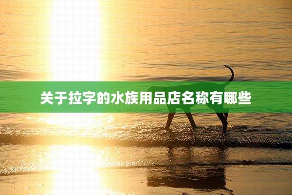 关于拉字的水族用品店名称有哪些