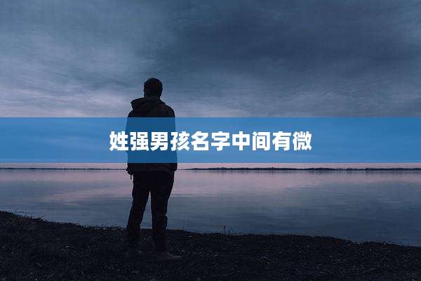 姓强男孩名字中间有微