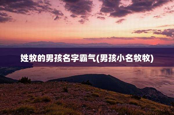 姓牧的男孩名字霸气(男孩小名牧牧)