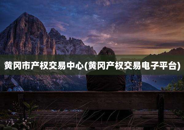 黄冈市产权交易中心(黄冈产权交易电子平台)