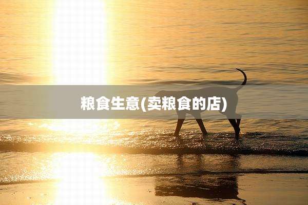 粮食生意(卖粮食的店)