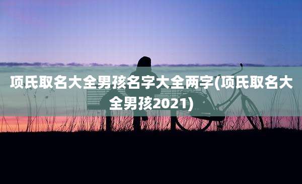 项氏取名大全男孩名字大全两字(项氏取名大全男孩2021)