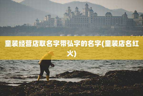 童装经营店取名字带弘字的名字(童装店名红火)