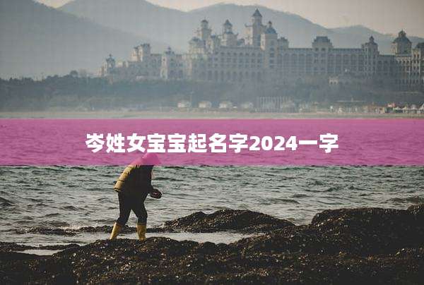 岑姓女宝宝起名字2024一字