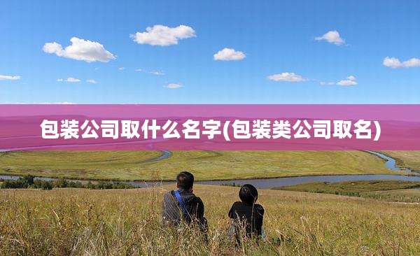 包装公司取什么名字(包装类公司取名)