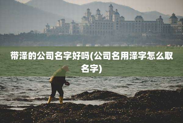 带泽的公司名字好吗(公司名用泽字怎么取名字)