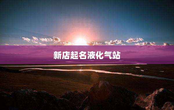 新店起名液化气站