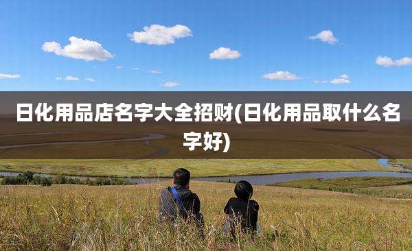 日化用品店名字大全招财(日化用品取什么名字好)
