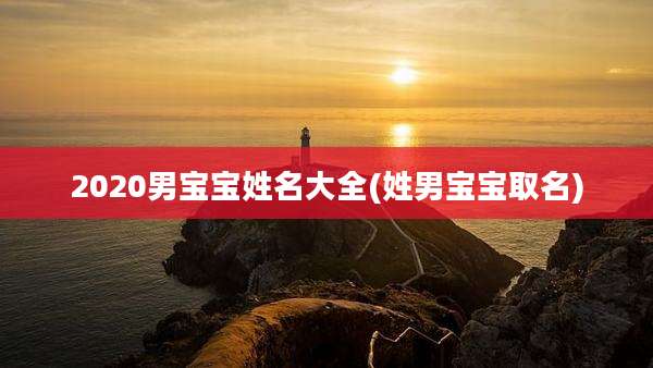 2020男宝宝姓名大全(姓男宝宝取名)