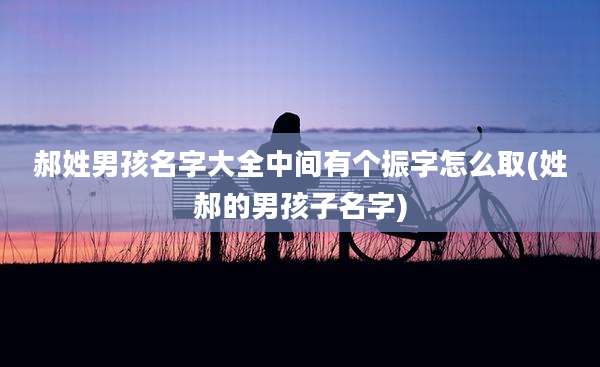 郝姓男孩名字大全中间有个振字怎么取(姓郝的男孩子名字)