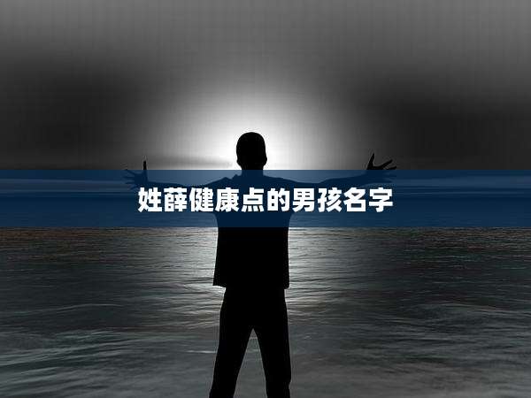 姓薛健康点的男孩名字