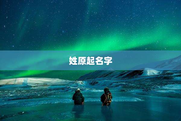 姓原起名字