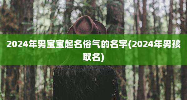 2024年男宝宝起名俗气的名字(2024年男孩取名)
