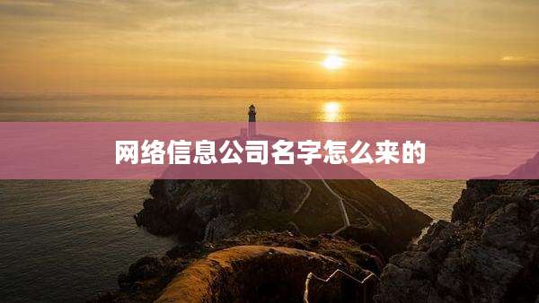 网络信息公司名字怎么来的