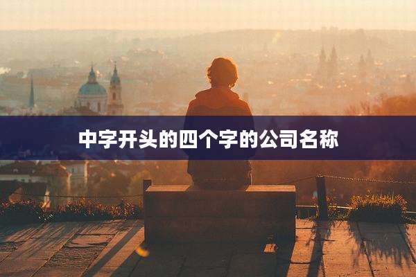 中字开头的四个字的公司名称