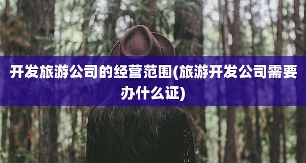 开发旅游公司的经营范围(旅游开发公司需要办什么证)