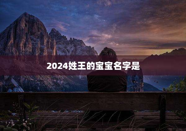 2024姓王的宝宝名字是