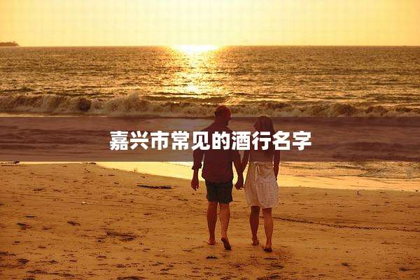 嘉兴市常见的酒行名字