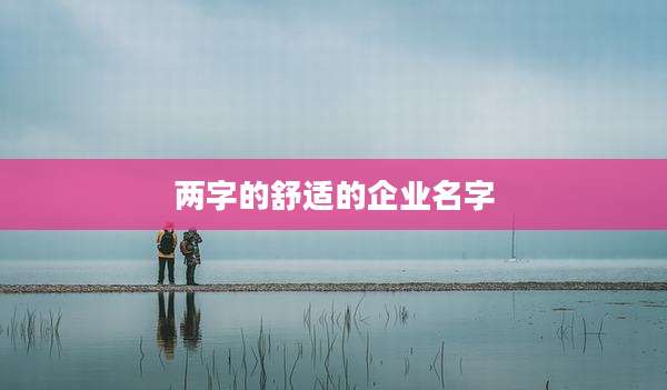 两字的舒适的企业名字