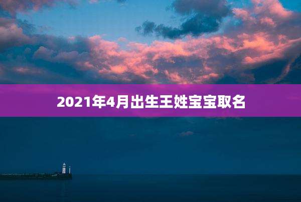 2021年4月出生王姓宝宝取名