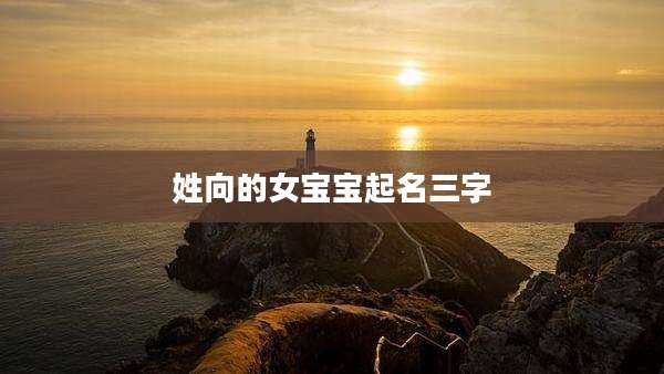 姓向的女宝宝起名三字
