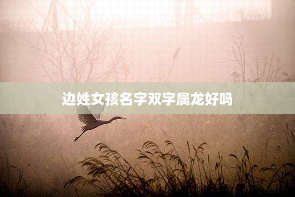 边姓女孩名字双字属龙好吗