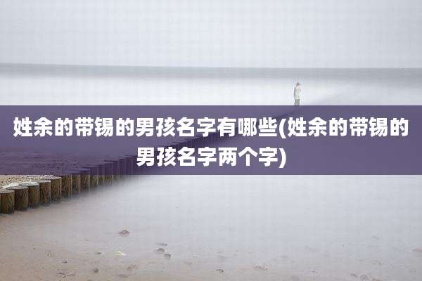 姓余的带锡的男孩名字有哪些(姓余的带锡的男孩名字两个字)
