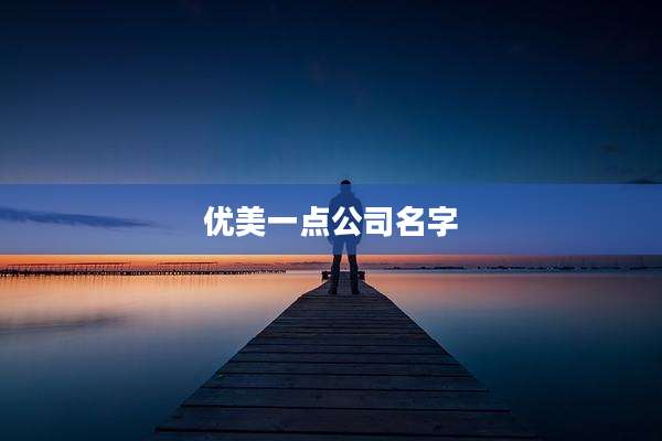 优美一点公司名字