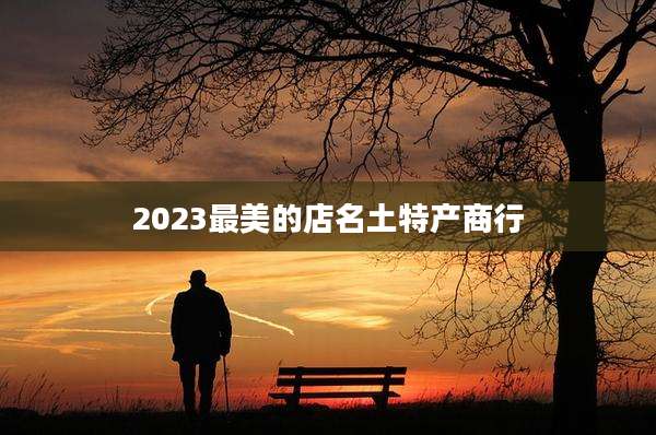 2023最美的店名土特产商行