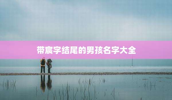带宸字结尾的男孩名字大全