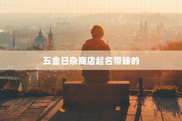 五金日杂商店起名带臻的