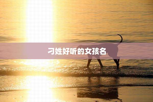 刁姓好听的女孩名