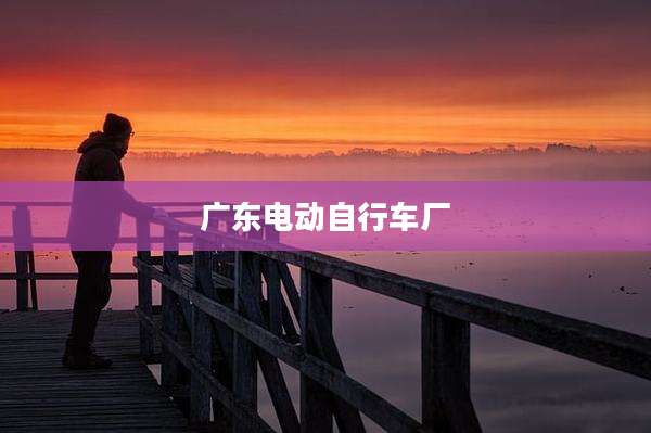 广东电动自行车厂