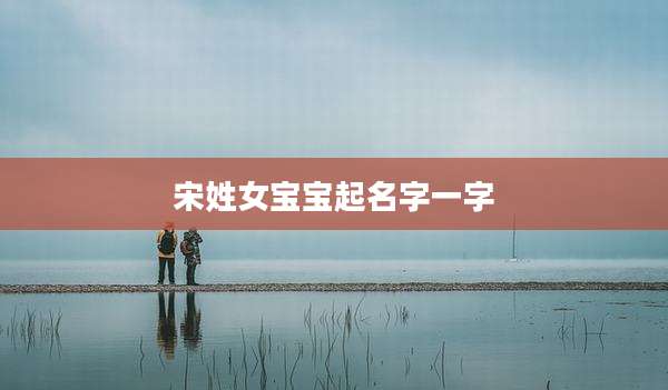 宋姓女宝宝起名字一字