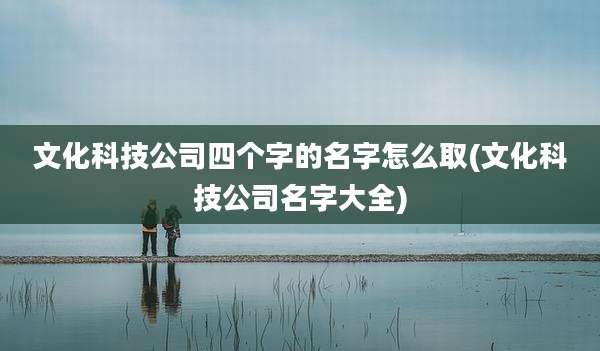 文化科技公司四个字的名字怎么取(文化科技公司名字大全)