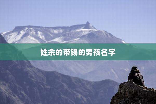 姓余的带锡的男孩名字