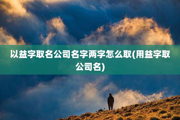 以益字取名公司名字两字怎么取(用益字取公司名)