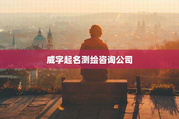 威字起名测绘咨询公司